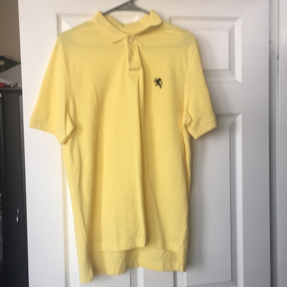 Yellow 3-Button Polo (Men)